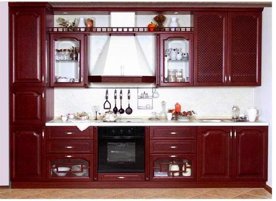 Мебель для кухни (Кухни прямые). (См. еще: кухни угловые, с бар-стойкой